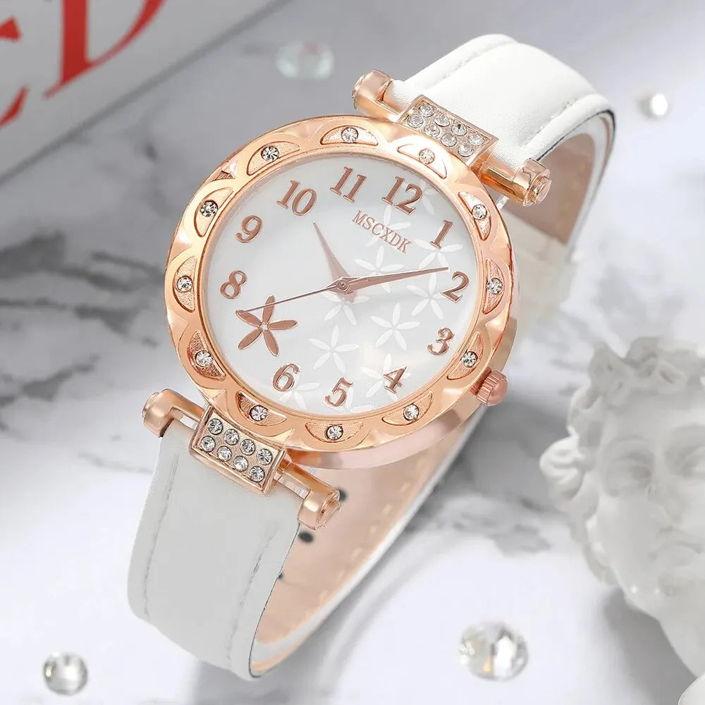 Lucia 10-Piece Round Watch & Jewellery Set – product image 2