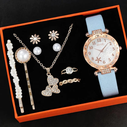 Lucia 10-Piece Round Watch & Jewellery Set – product image 9