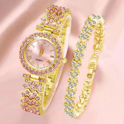 Ines Butterfly Crystal Watch & Bracelet Set – product image 8