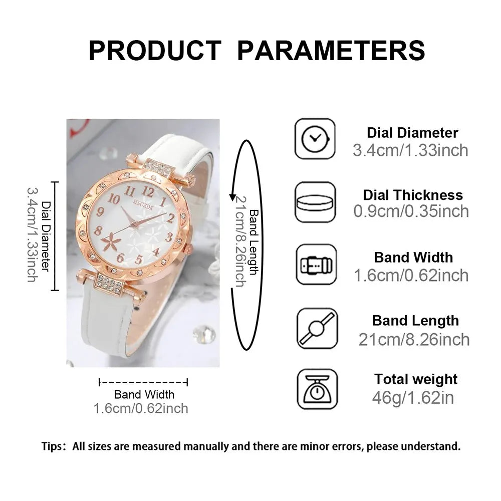 Lucia 10-Piece Round Watch & Jewellery Set – product image 6