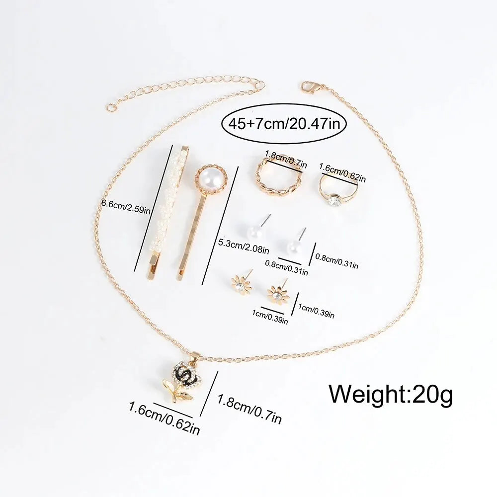 Helena 10-Piece Round Watch & Jewellery Set – product image 5