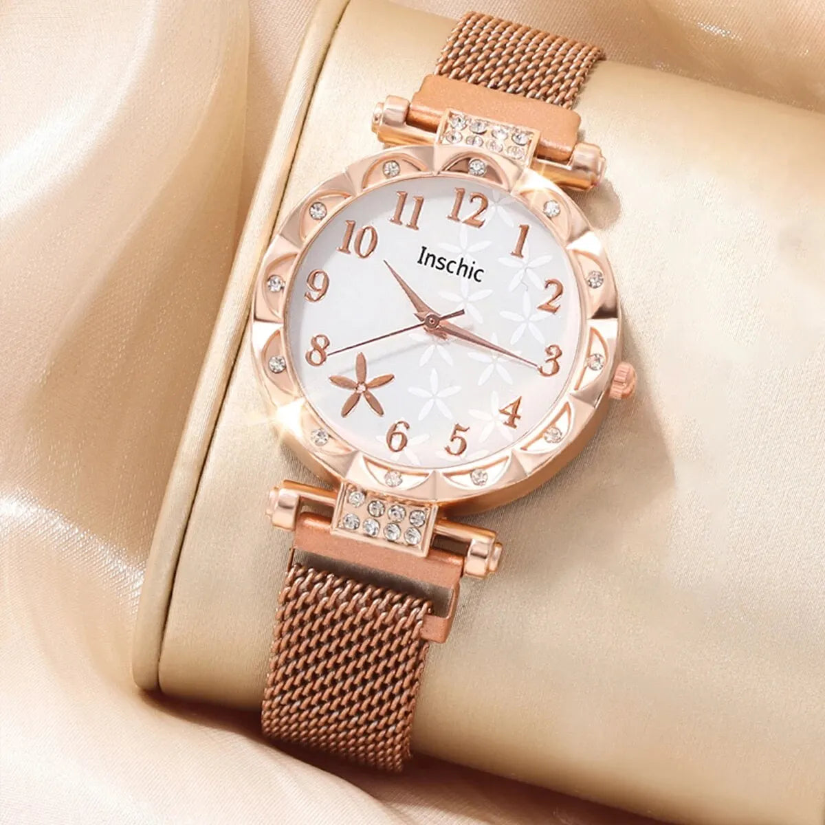 Sabine 6-Piece Butterfly Crystal Watch & Jewellery Set – product image 5