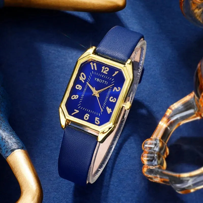 Leona Blue Square Quartz Watch – product image 3
