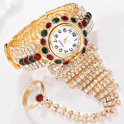 Colette Red Crystal Watch & Bracelet Set – product image 6