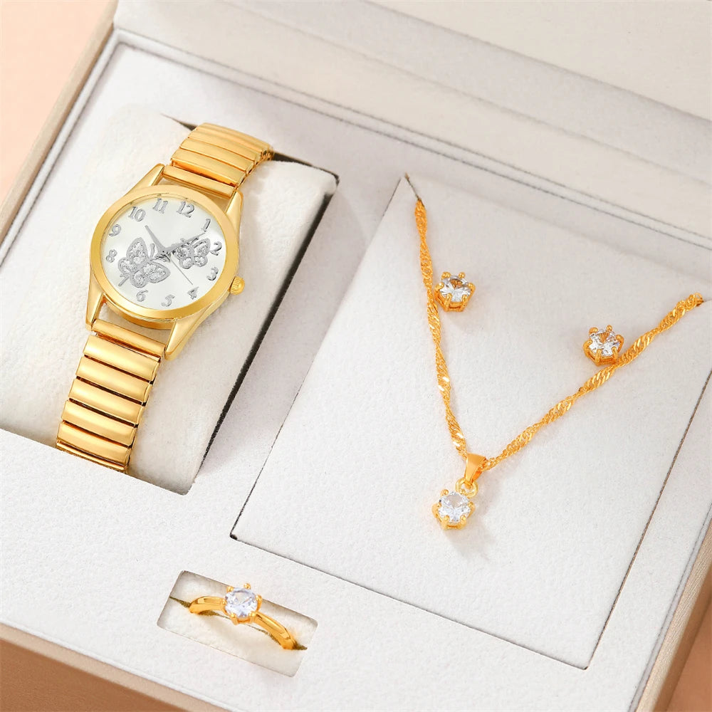 Adeline 6-Piece Classic Watch & Jewellery Set – product image 9