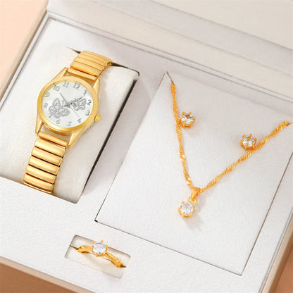 Adeline 6-Piece Classic Watch & Jewellery Set – product image 9