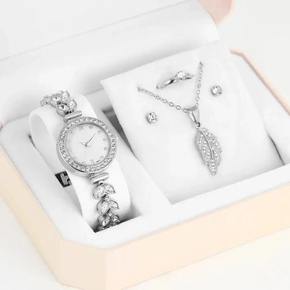 Nadia 5-Piece Classic Watch & Jewellery Set – product image 7