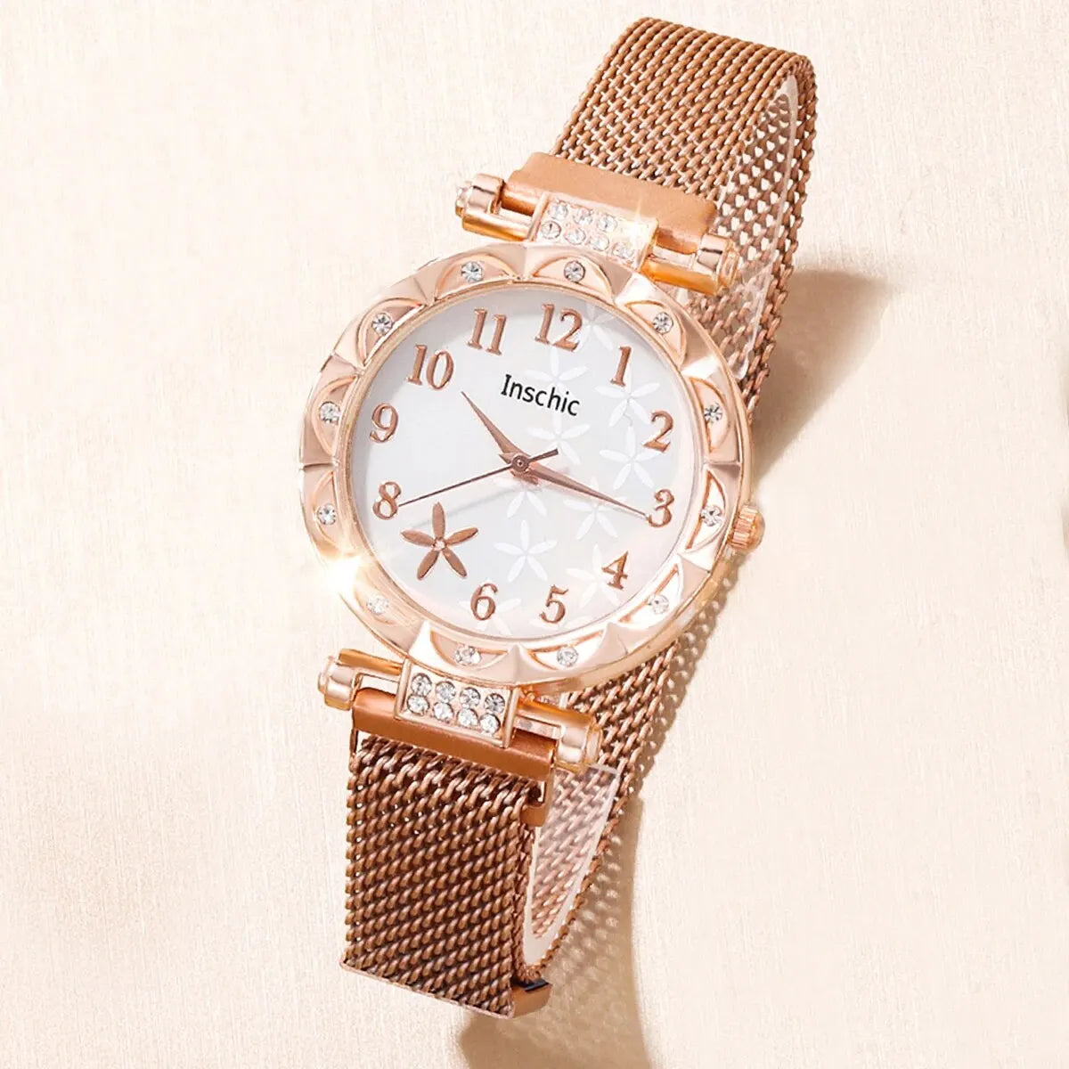 Sabine 6-Piece Butterfly Crystal Watch & Jewellery Set – product image 3
