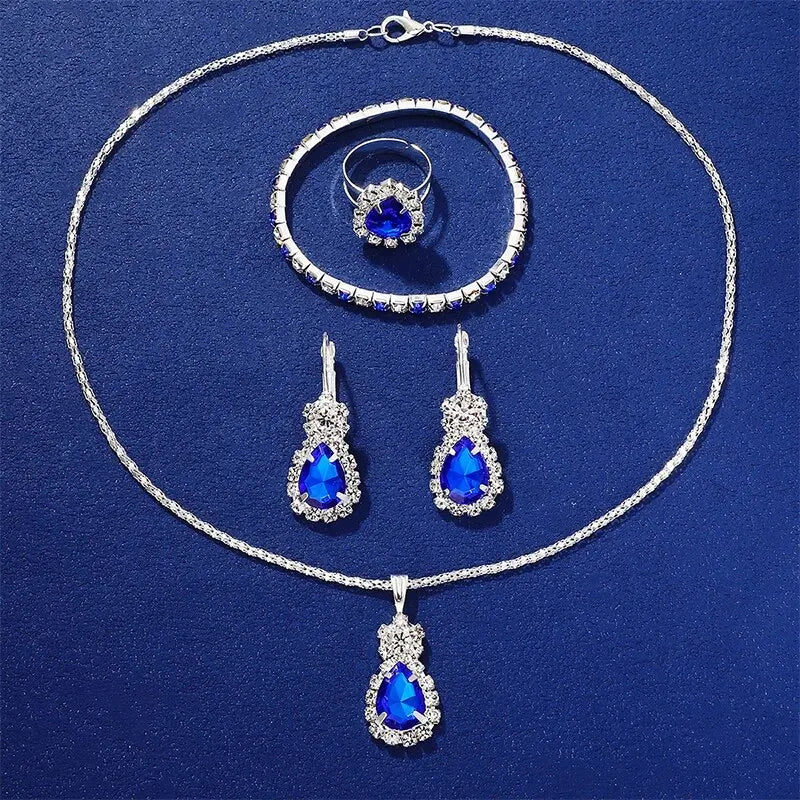 Aurora 6-Piece Blue Magnetic Watch & Jewellery Set – product image 6