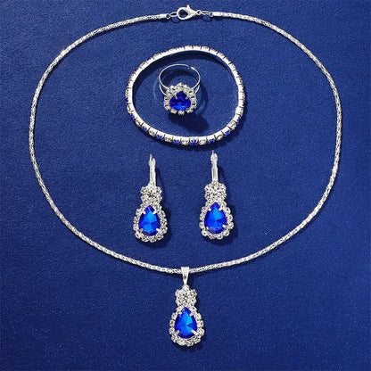 Aurora 6-Piece Blue Magnetic Watch & Jewellery Set – product image 6