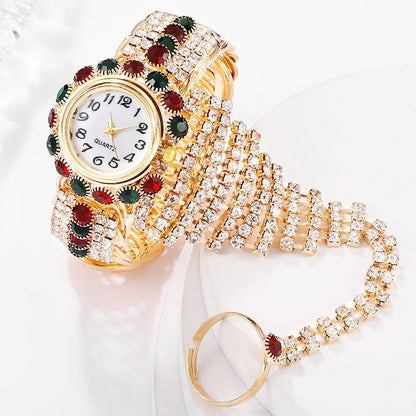 Colette Red Crystal Watch & Bracelet Set – product image 5