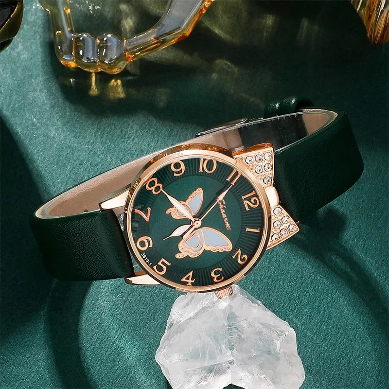 Faye Green Crystal Watch & Jewellery Set – product image 5