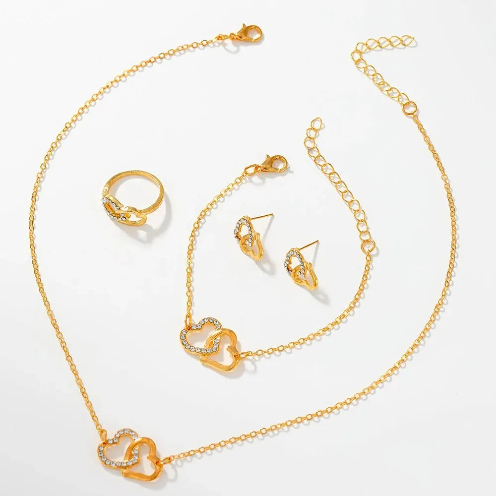 Tessa 6-Piece Roman Dial Watch & Jewellery Set – product image 4