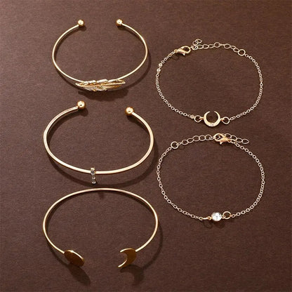 Rhea Rose Gold Round Watch & Bracelet Set – product image 6