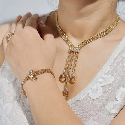 Kiara 4-Piece Gold Jewellery Set – product image 2