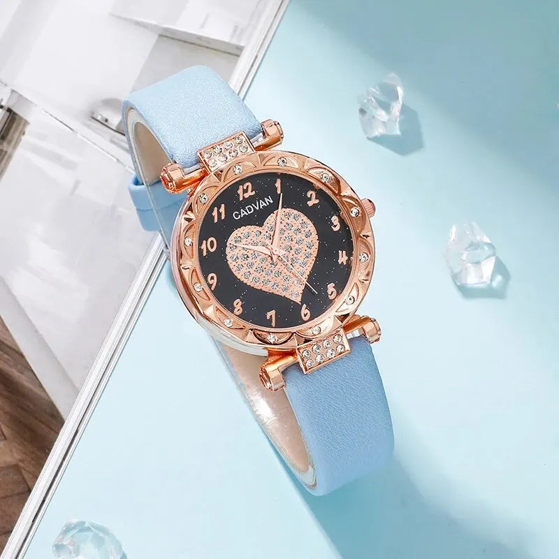 Women's Fashion Quartz Watch Female Clock Round Design Luxury Brand Ladies Classic Simple Dress Wrist Watch Holiday Gifts Montre