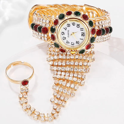 Colette Red Crystal Watch & Bracelet Set – product image 3