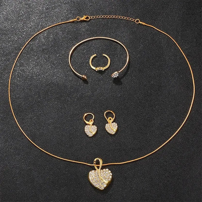 Hazel Gold Crystal Watch & Jewellery Set – product image 3