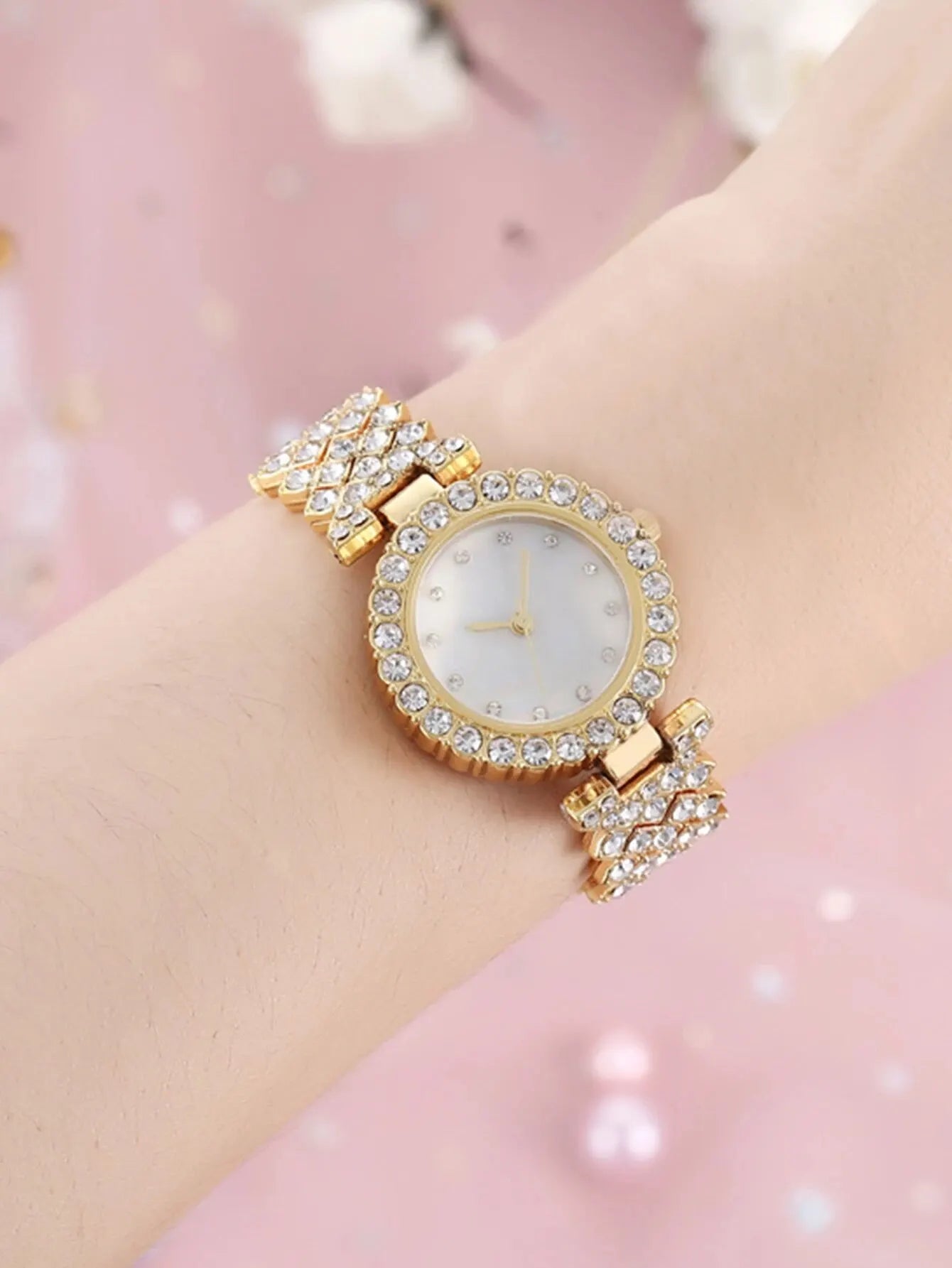 Wren 6-Piece Butterfly Roman Dial Watch & Jewellery Set – product image 4