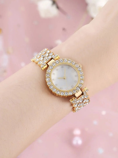 Wren 6-Piece Butterfly Roman Dial Watch & Jewellery Set – product image 4