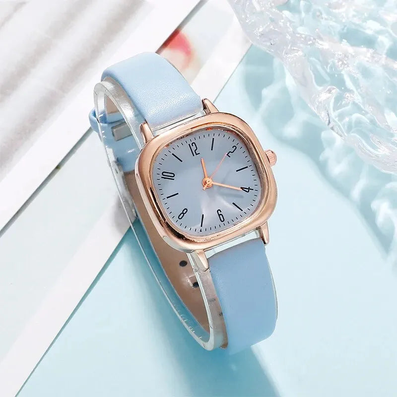 Uma 5-Piece Leather Watch & Jewellery Set – product image 5