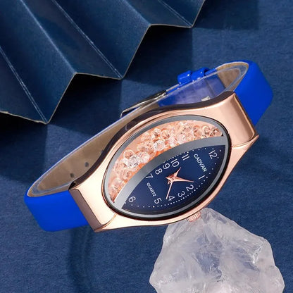 Delia 6-Piece Crystal Watch & Jewellery Set – product image 6