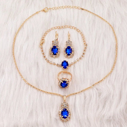 Gia 6-Piece Blue Magnetic Watch & Jewellery Set – product image 6