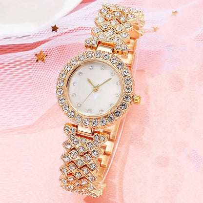 Wren 6-Piece Butterfly Roman Dial Watch & Jewellery Set – product image 6