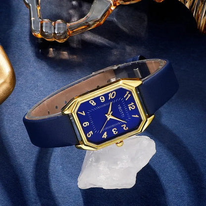 Leona Blue Square Quartz Watch – product image 4