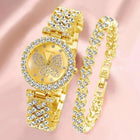 Ines Butterfly Crystal Watch & Bracelet Set