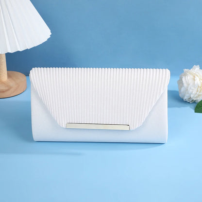 Luxury Pleated Clutch Bag